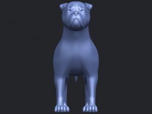 bull dog 05 Model Cetak 3D