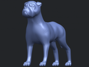 bull dog 05 Model Cetak 3D