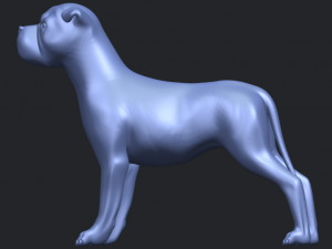 bull dog 05 Model Cetak 3D