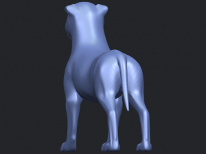 bull dog 05 Model Cetak 3D