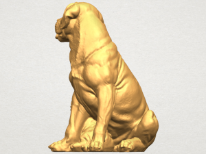 dog and puppy 01 Modelo de Impressão 3D