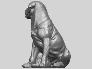 dog and puppy 01 3D Print Model