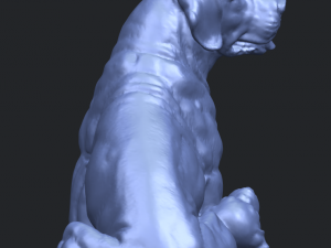 dog and puppy 01 Modelo de Impressão 3D