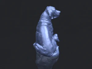 dog and puppy 01 3D Print Model