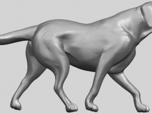 dog 01 3D 프린트 모델