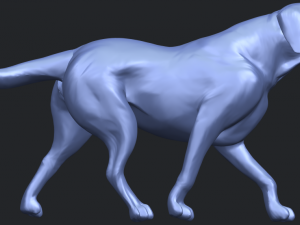 dog 01 3D 프린트 모델