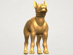 dog 02 3Dプリントモデル