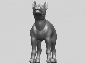dog 02 3Dプリントモデル