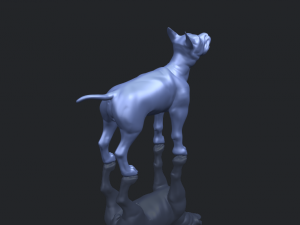 dog 02 3Dプリントモデル