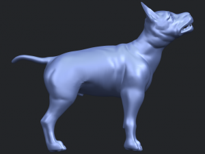 dog 02 3Dプリントモデル