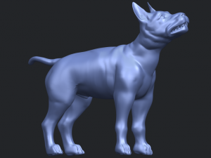 dog 02 3Dプリントモデル