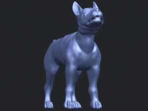 dog 02 3Dプリントモデル