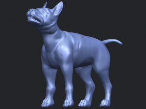 dog 02 3Dプリントモデル
