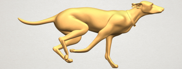 skinny dog 01 3D Принт Модель .c4d .max .obj .3ds .fbx .stl .blend 