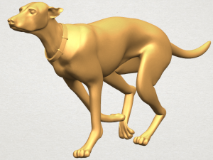 skinny dog 01 3D Принт Модель
