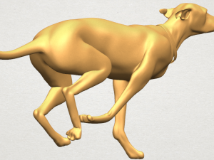 skinny dog 01 3D Принт Модель