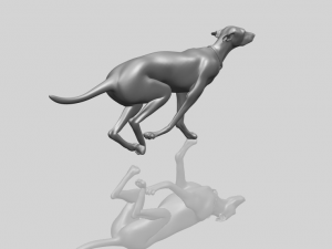skinny dog 01 3D Принт Модель