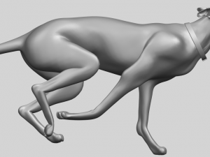skinny dog 01 3D Принт Модель