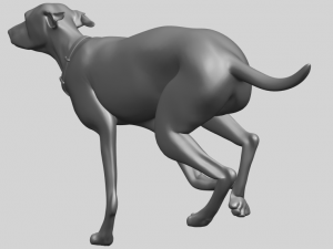 skinny dog 01 3D Принт Модель