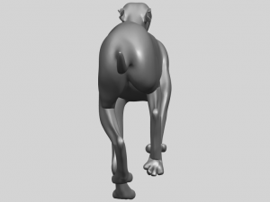 skinny dog 01 3D Принт Модель