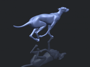 skinny dog 01 3D Принт Модель