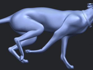 skinny dog 01 3D Принт Модель