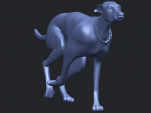 skinny dog 01 3D Принт Модель