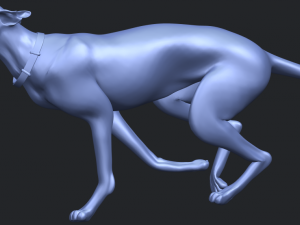 skinny dog 01 3D Принт Модель