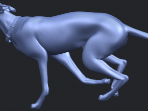 skinny dog 01 3D Принт Модель