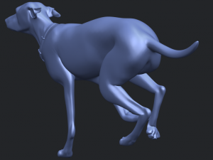skinny dog 01 3D Принт Модель