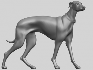 skinny dog 02 Model Cetak 3D