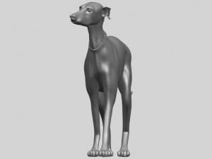 skinny dog 02 Model Cetak 3D