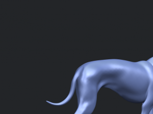 skinny dog 02 Model Cetak 3D