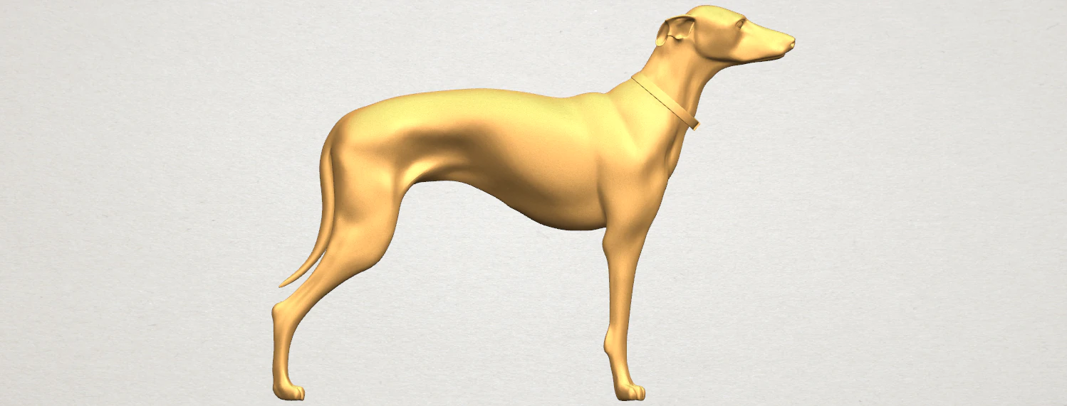 skinny dog 03 3D Print Model .c4d .max .obj .3ds .fbx .stl .blend 