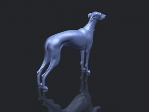 skinny dog 03 Model Cetak 3D