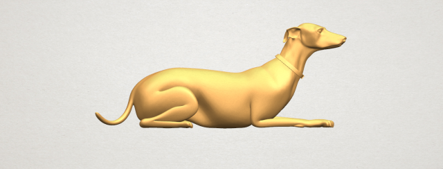 skinny dog 04 3Dプリントモデル .c4d .max .obj .3ds .fbx .stl .blend 