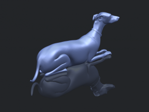 skinny dog 04 3Dプリントモデル