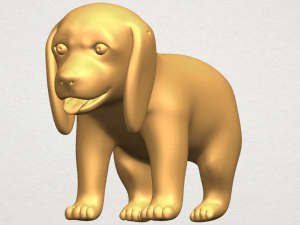 puppy 01 Modelo de Impressão 3D
