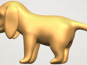 puppy 01 Modelo de Impressão 3D