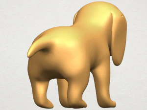 щеня 01 3D Принт Модель
