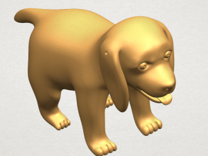 puppy 01 Modelo de Impressão 3D