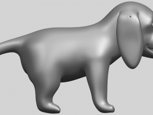 puppy 01 Modelo de Impressão 3D