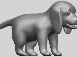 puppy 01 Modelo de Impressão 3D