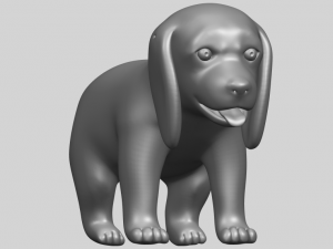 puppy 01 Modelo de Impressão 3D
