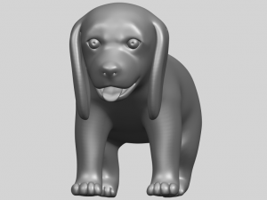 puppy 01 Modelo de Impressão 3D