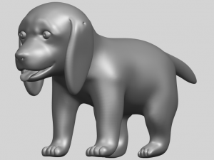 puppy 01 Modelo de Impressão 3D