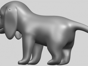 puppy 01 Modelo de Impressão 3D