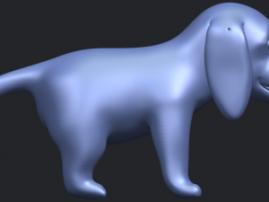 puppy 01 Modelo de Impressão 3D