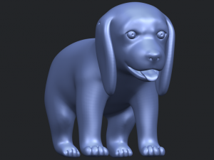 puppy 01 Modelo de Impressão 3D