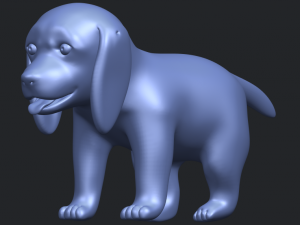 puppy 01 Modelo de Impressão 3D
